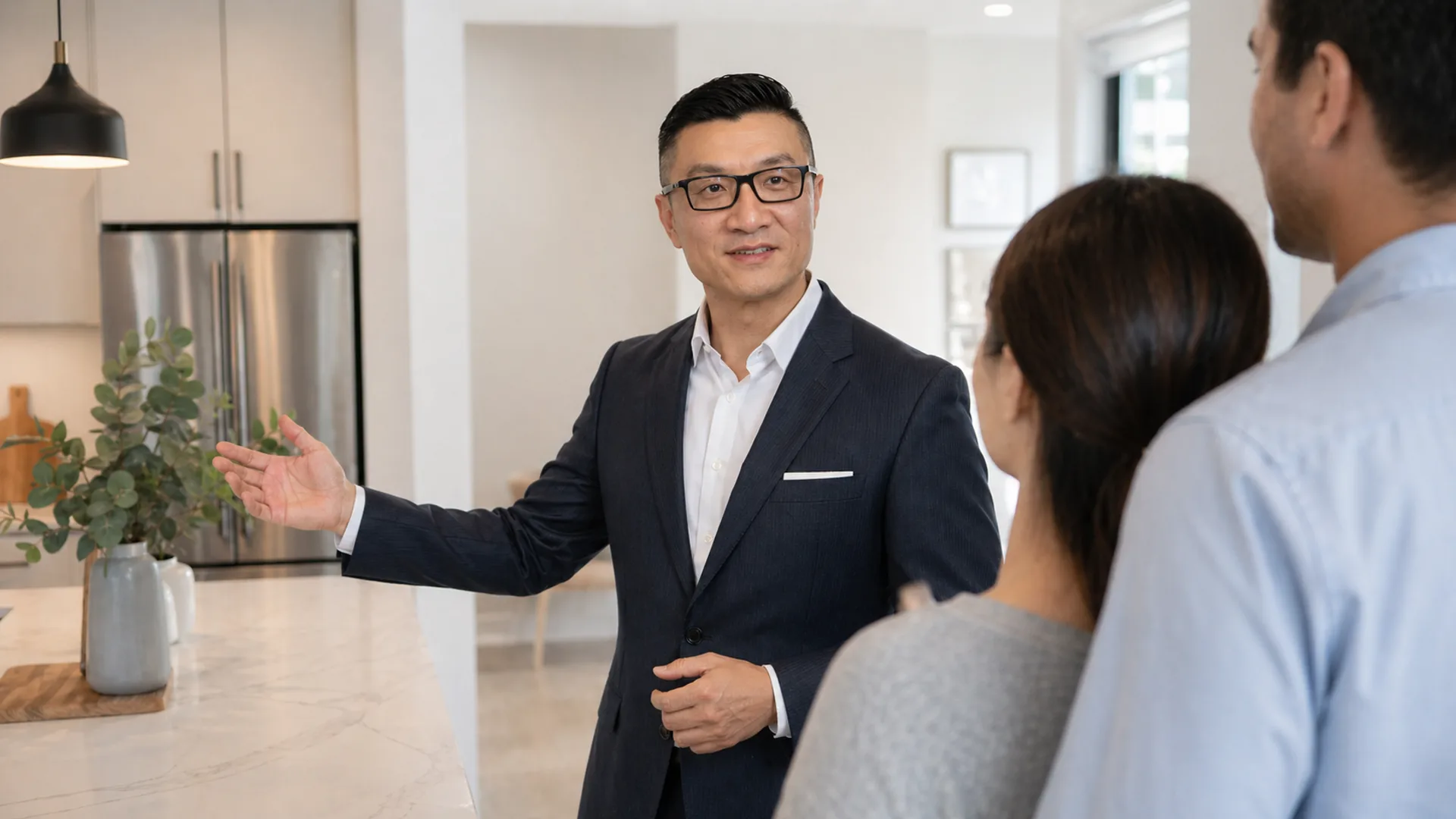 Quan Zou working with buyers on property strategy
